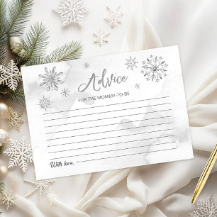 Un petit flocon de neige se trouve sur le chemin B