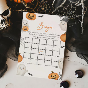 Un petit jeu de bingo Halloween citrouille Boo