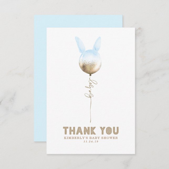 Un Petit Merci De Petit Baby shower De Ballotte De (Devant / Derrière)