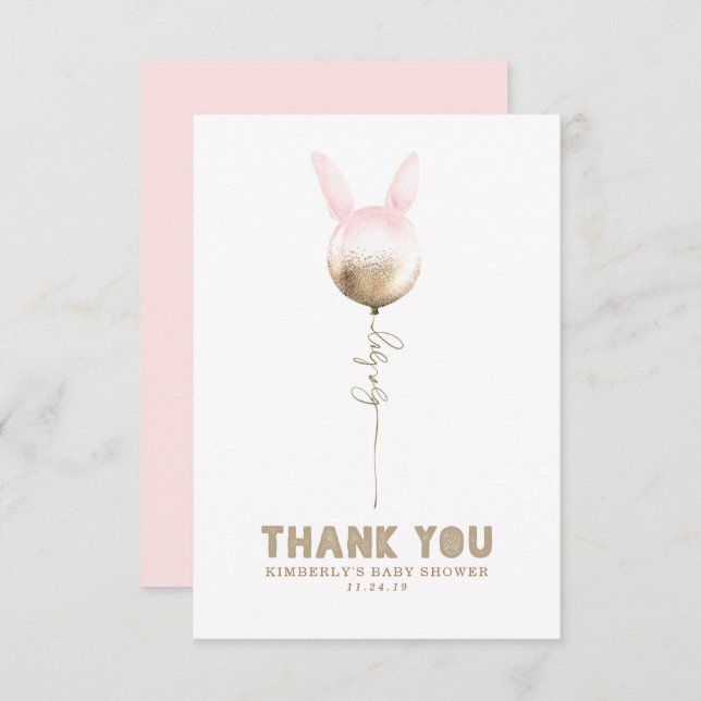 Un Petit Merci De Petit Baby shower De Ballotte De (Devant / Derrière)