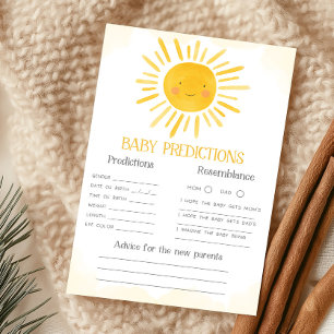 Un Petit Rayon de Soleil Jeu de Prédictions pour B