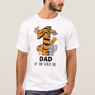 Un petit safari animal sauvage au zoo Papa T-Shirt