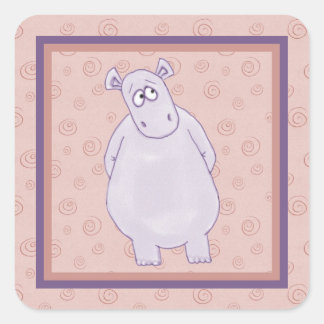 Un Petit Stickers Hippo Coupable