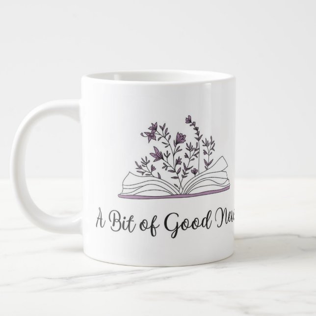 Un peu de bonnes nouvelles Mug géant (Gauche)