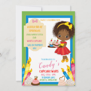 Un peu de Sprinkles Birthday Invitation Card
