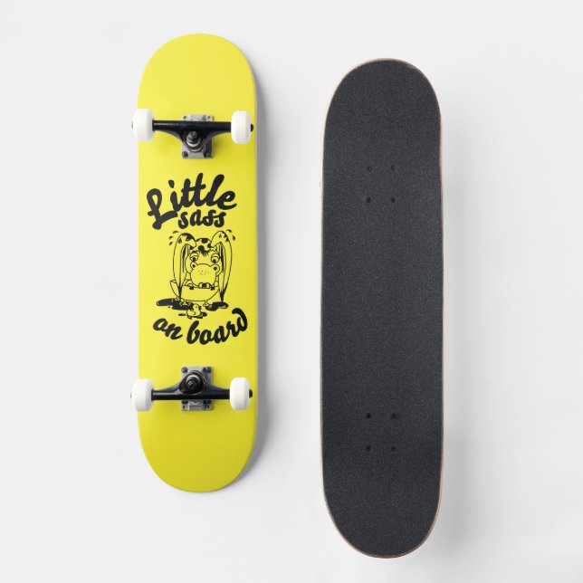 un peu d'impertinence sur skateboard (Recto)