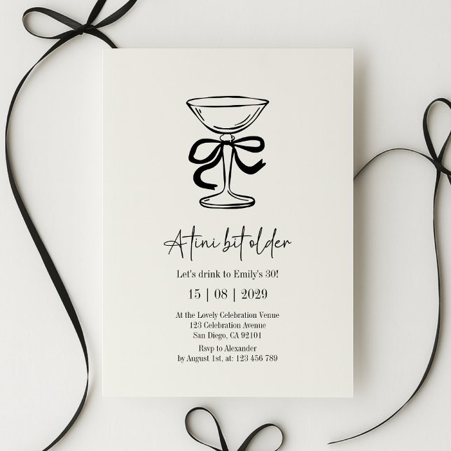 Un peu plus âgé, Invitation d'anniversaire dessiné (Créateur téléchargé)
