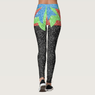 Un Peu Plus Bling Pop Fashion Leggings