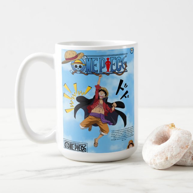 un pice man design mug (Avec donut)