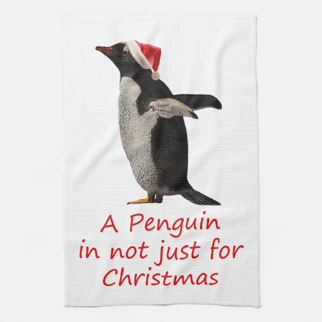 Un pingouin n'est pas seulement pour la serviette  (Vertical)