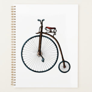 Un planificateur Vintage Coloré Penny Farthing