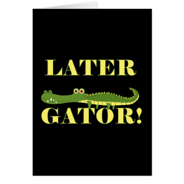 Un plus défunt alligator (Devant)