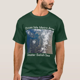 Un plus grand T-shirt de mer de Salish