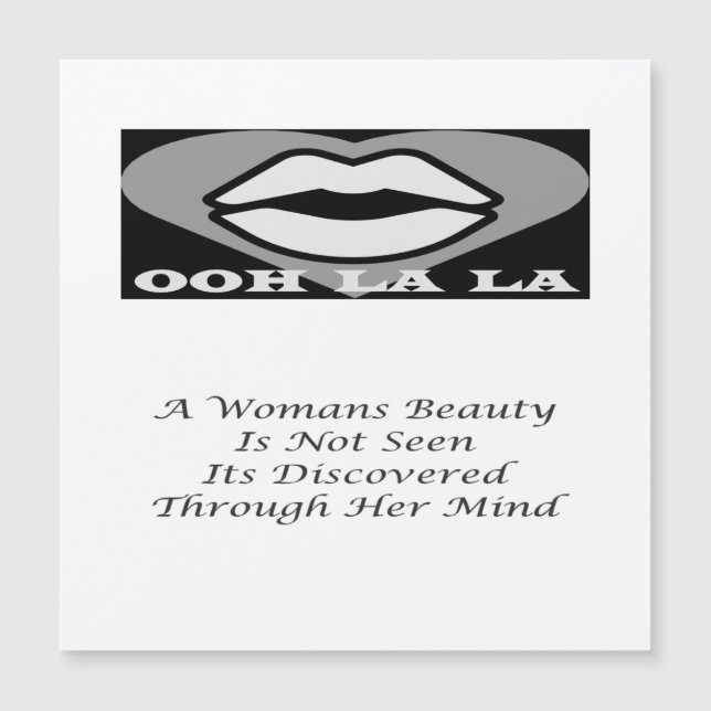 Un poème de message de beauté pour les femmes (Devant)