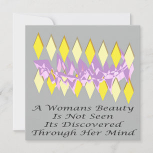 Un poème de message de beauté pour les femmes