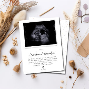 Un poème du bébé à la future carte grand-mère et g