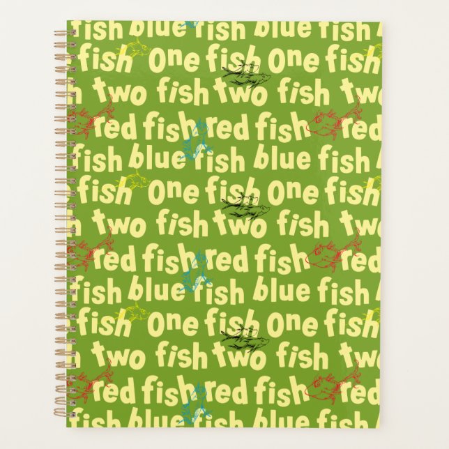 Un Poisson Deux Poissons Typographie Motif (Devant)