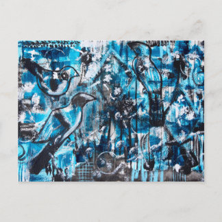 "Un pour le chagrin, deux pour la joie" Carte post