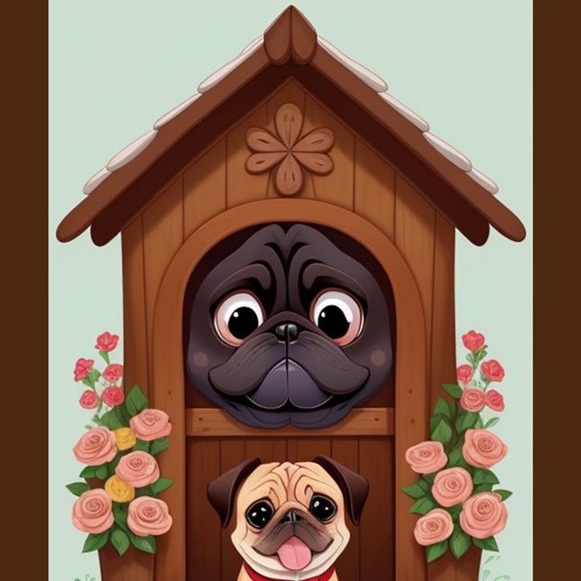 Un puzzle de Carlin Dog House (Turn designs, photos, and text into a great game with customizable puzzles!)