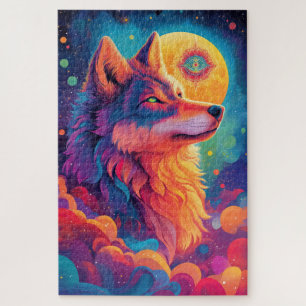 Un puzzle de loup féroce 2