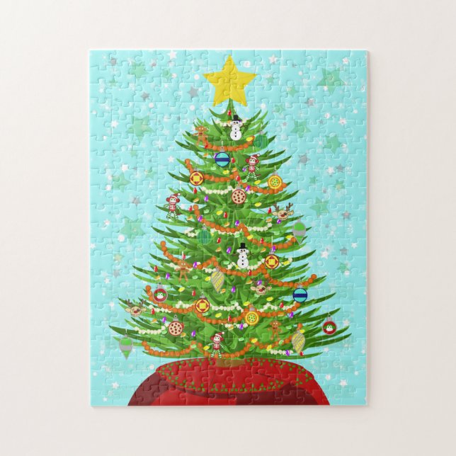 Un puzzle très macabre d'arbre de Noël (Vertical)