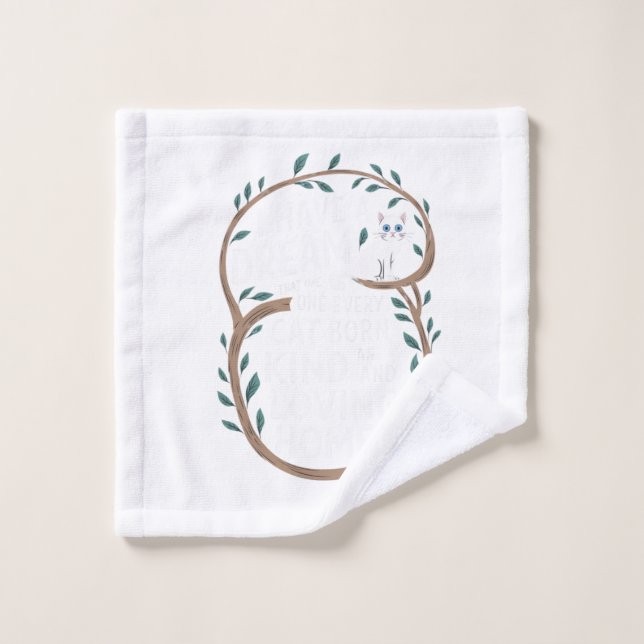 Un rappel doux pour poursuivre vos rêves (Gant de toilette)