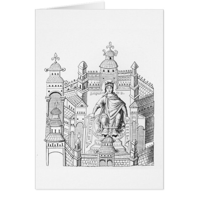 Un roi de Carlovingian dans son palais, (Devant)