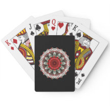 Un rose sans cartes de jeu d'épines