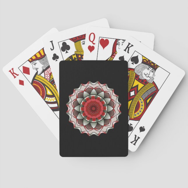 Un rose sans cartes de jeu d'épines (dos)