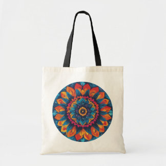 Un sac fourre-tout aux motifs de mandala audacieux