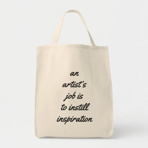 Un Sac fourre-tout d'épicerie d'artiste
