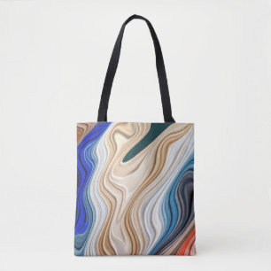 Un sac fourre-tout motif super en tissu coloré vib