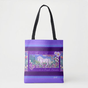 Un Sac fourre-tout paradisiaque pourpre