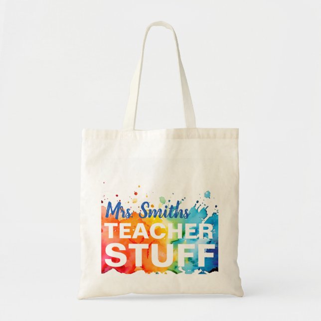 un sac sur mesure pour enseigner (Devant)