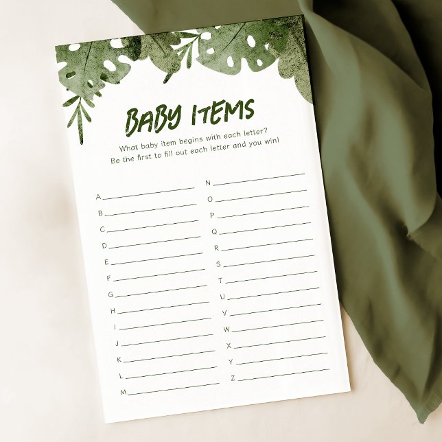 Un Sauvage Est Sur Le Chemin Safari Baby Items Jeu (Créateur téléchargé)