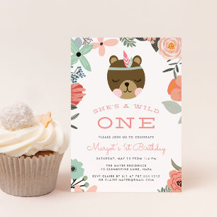 Un sauvage Invitation de fête d'anniversaire