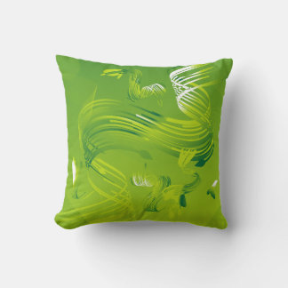 Un sentiment de coussin vert - Calme, Confort créa