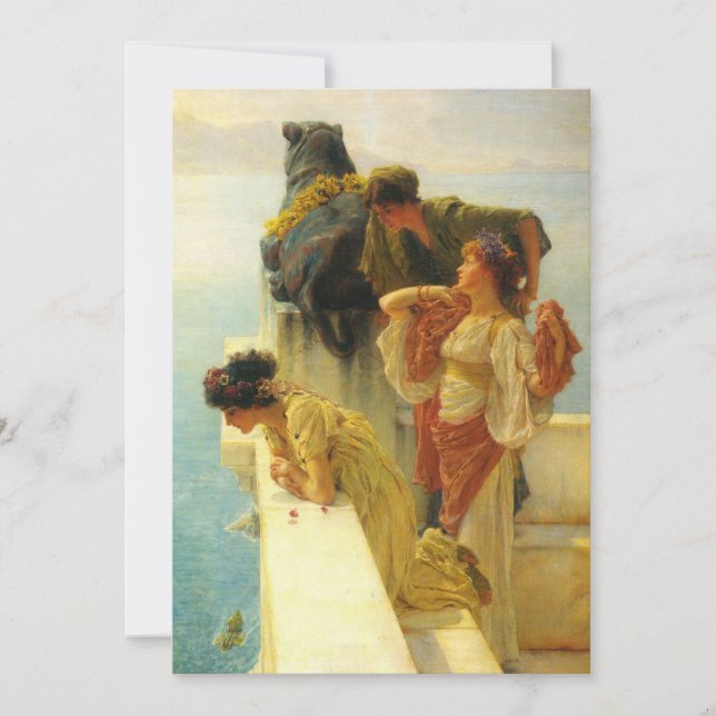 Un signe de la vanité par Sir Lawrence Alma-Tadema (Devant)