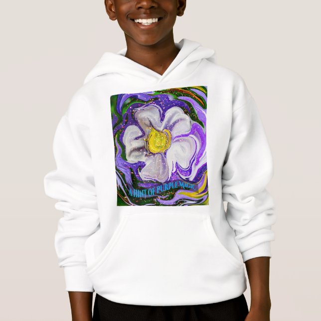 Un soupçon de magie violette - puissance des fleur (Devant)