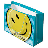 Un sourire énorme salut le sac fait sur commande
