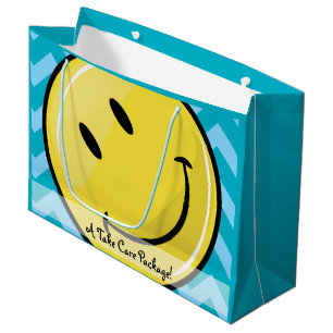 Un sourire énorme salut le sac fait sur commande