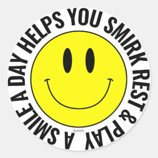 Un Sticker Smilie Joyeux Un Jour