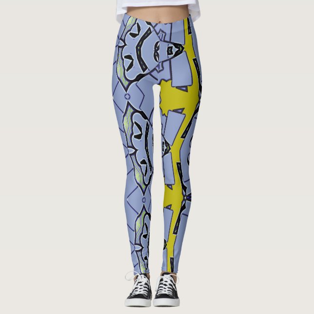 Un style abstrait "Ratti_Creative_Arts" Legging (Devant)