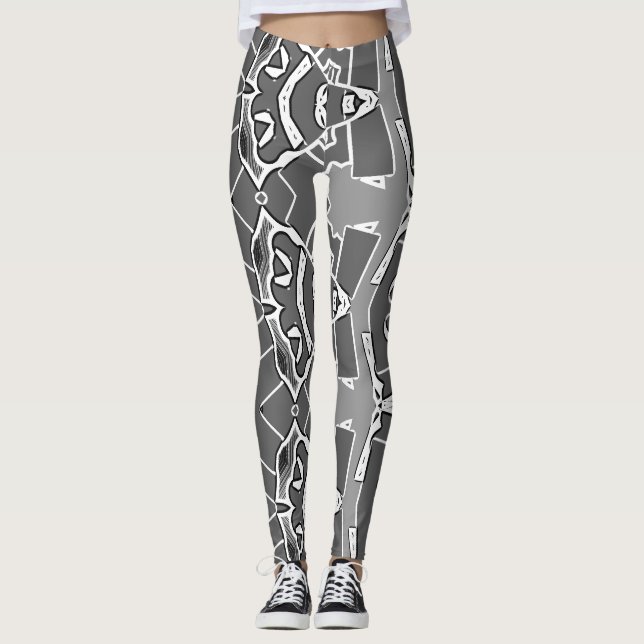 Un style abstrait "Ratti_Creative_Arts" Legging (Devant)