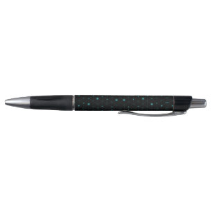Un stylo noir élégant avec une pointe et un clip a
