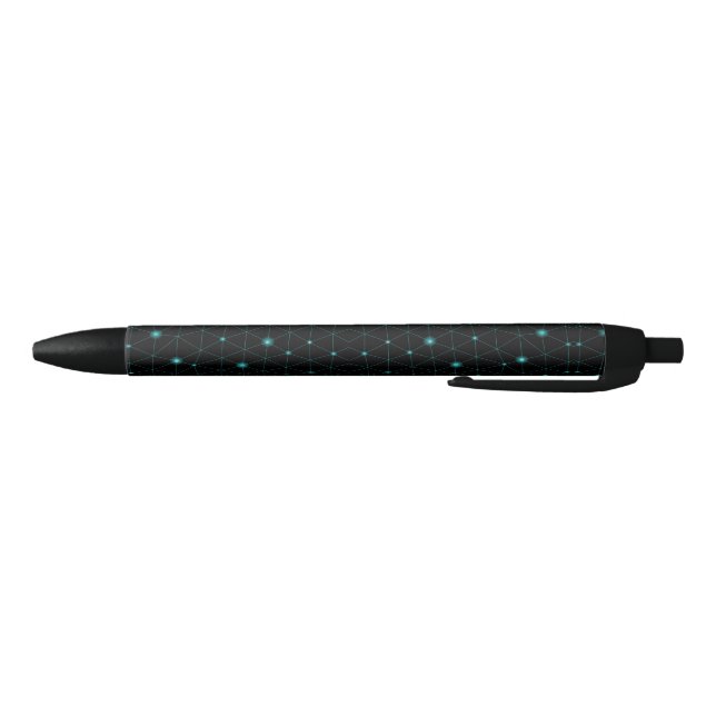 Un stylo noir élégant avec une pointe et un clip n (Bas)