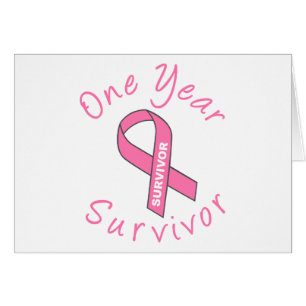 Un survivant d'an (ruban rose de cercle)
