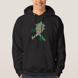 UN SWEAT - SHIRT À CAPUCHE CHANCEUX NOIR
