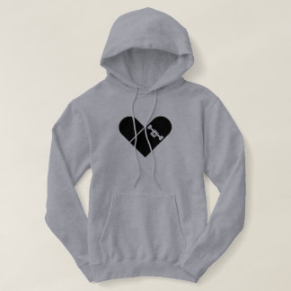 Un Sweat - shirt à capuche Love Skater