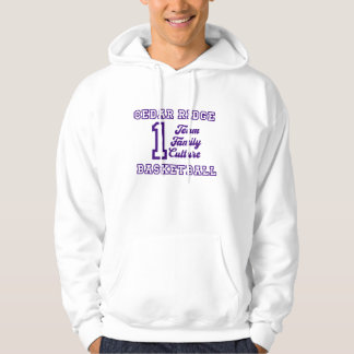 Un Sweat - shirt à capuche Unisex blanc d'équipe